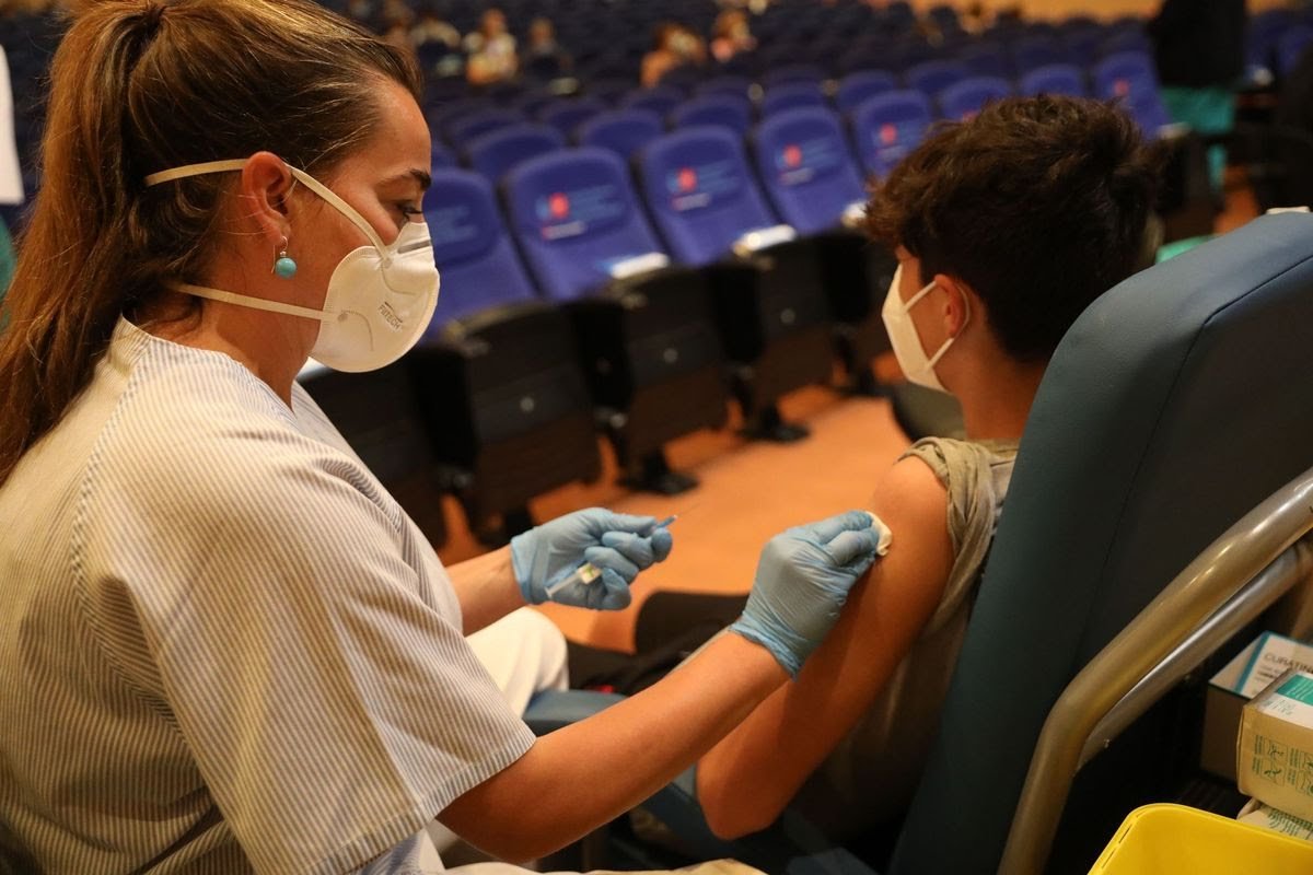 Vacunación en niños de Esapaña