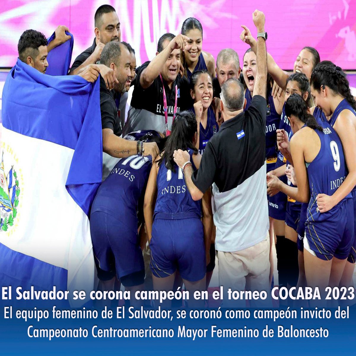 El Salvador se corona como campeón del COCABA 2023 | Voz de la Diáspora